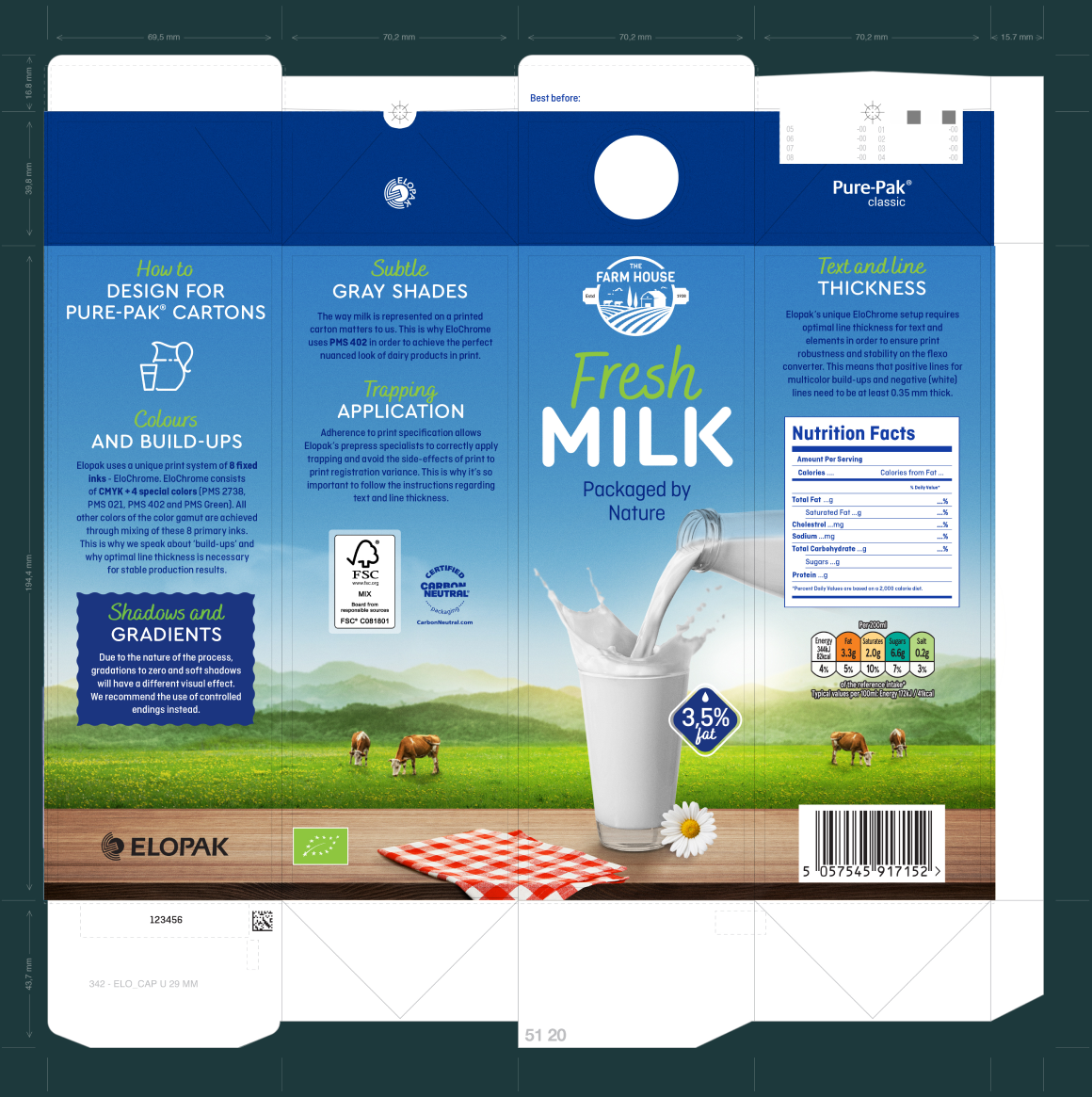 Pure-Pak® Сетка для молока